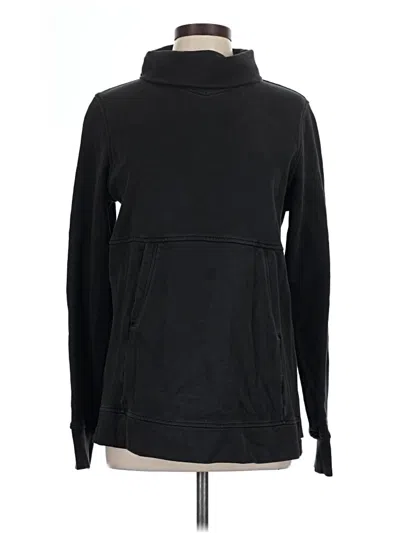 Pre-owned Lululemon Athletica Turtleneck Sweater In Black