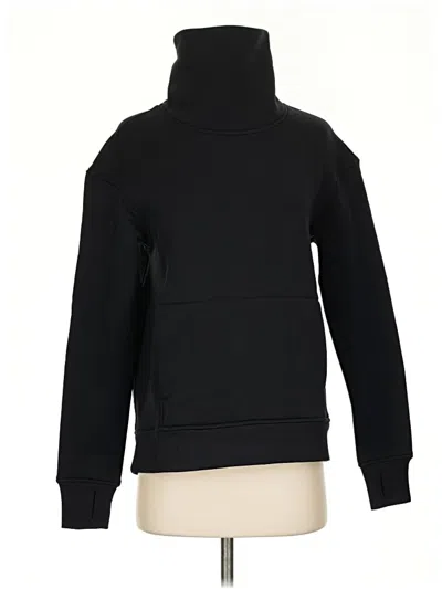 Pre-owned Lululemon Athletica Turtleneck Sweater In Black