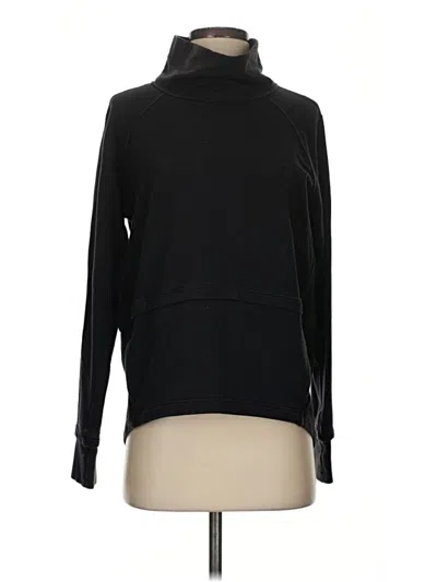 Pre-owned Lululemon Athletica Turtleneck Sweater In Black
