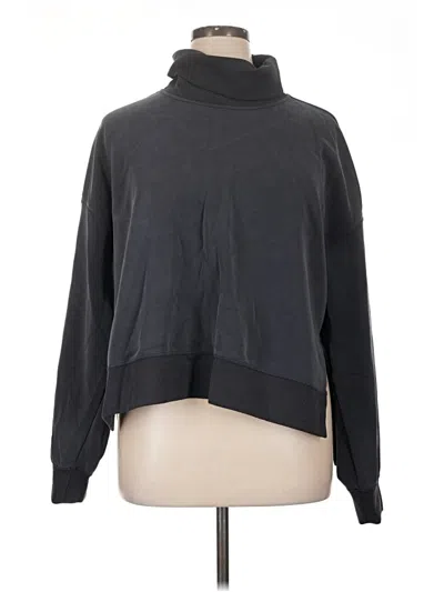 Pre-owned Lululemon Athletica Turtleneck Sweater In Black