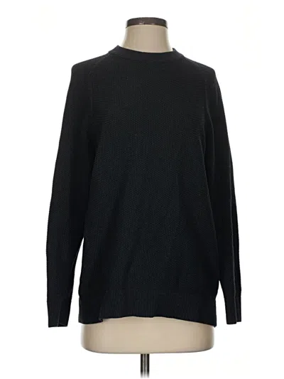 Pre-owned Lululemon Athletica Turtleneck Sweater In Black