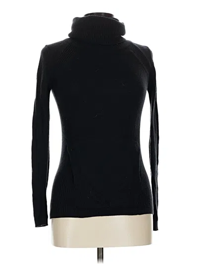 Pre-owned Lululemon Athletica Turtleneck Sweater In Black