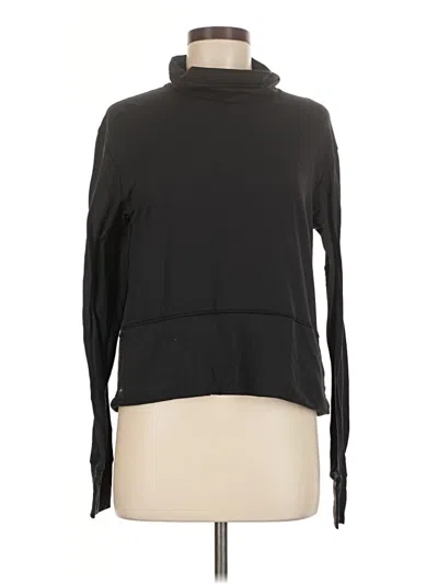 Pre-owned Lululemon Athletica Turtleneck Sweater In Black