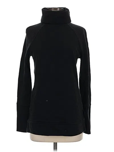 Pre-owned Lululemon Athletica Turtleneck Sweater In Black