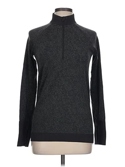 Pre-owned Lululemon Athletica Turtleneck Sweater In Black