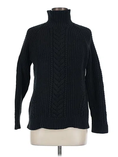 Pre-owned Lululemon Athletica Turtleneck Sweater In Black