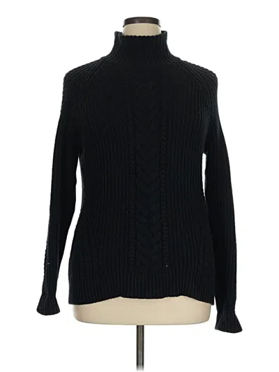 Pre-owned Lululemon Athletica Turtleneck Sweater In Black