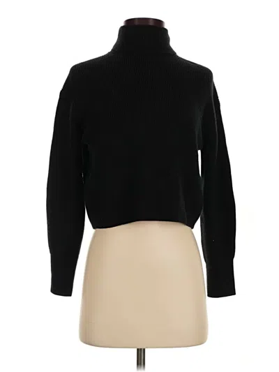 Pre-owned Lululemon Athletica Turtleneck Sweater In Black