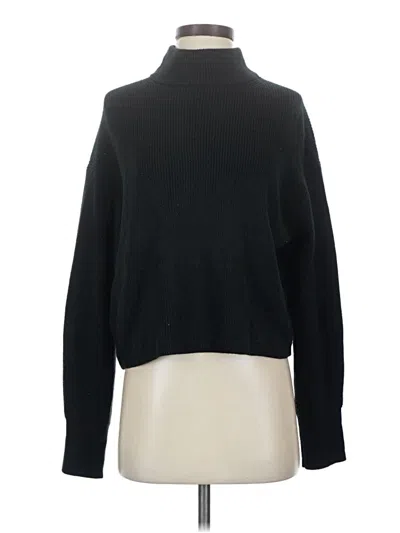 Pre-owned Lululemon Athletica Turtleneck Sweater In Black