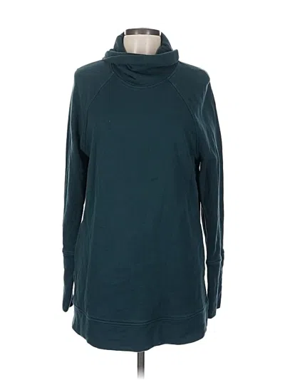 Pre-owned Lululemon Athletica Turtleneck Sweater In Blue