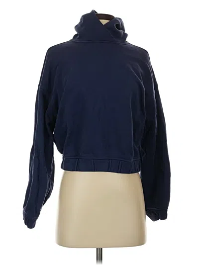 Pre-owned Lululemon Athletica Turtleneck Sweater In Blue