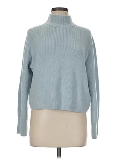 Pre-owned Lululemon Athletica Turtleneck Sweater In Blue