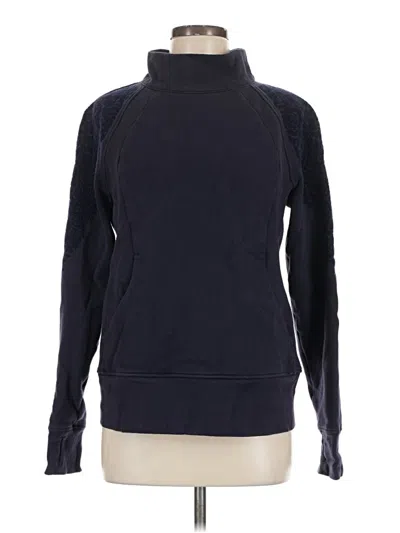 Pre-owned Lululemon Athletica Turtleneck Sweater In Blue