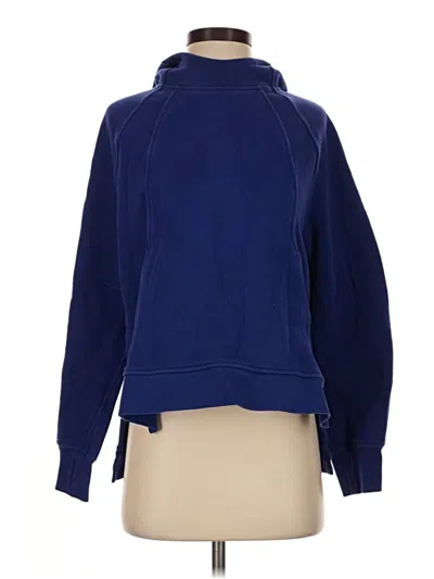 Pre-owned Lululemon Athletica Turtleneck Sweater In Blue