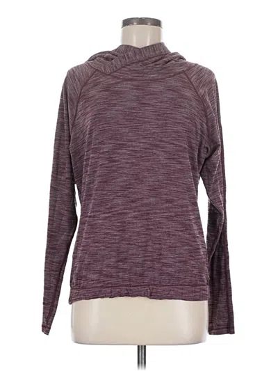 Pre-owned Lululemon Athletica Turtleneck Sweater In Burgundy
