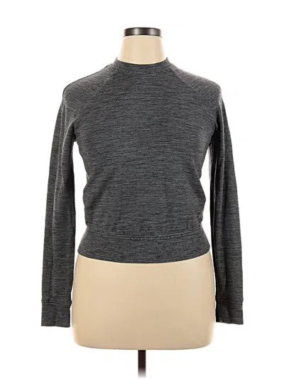 Pre-owned Lululemon Athletica Turtleneck Sweater In Gray