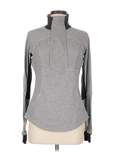 Pre-owned Lululemon Athletica Turtleneck Sweater In Gray