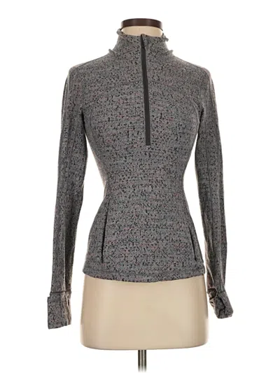 Pre-owned Lululemon Athletica Turtleneck Sweater In Gray