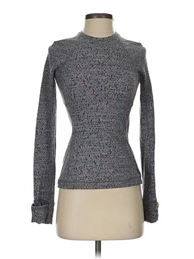 Pre-owned Lululemon Athletica Turtleneck Sweater In Gray