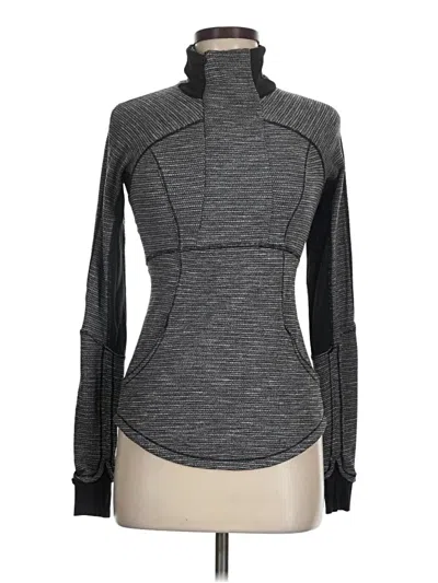 Pre-owned Lululemon Athletica Turtleneck Sweater In Gray