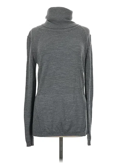 Pre-owned Lululemon Athletica Turtleneck Sweater In Gray