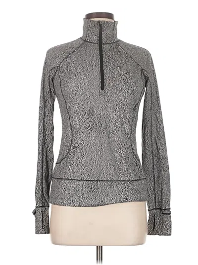 Pre-owned Lululemon Athletica Turtleneck Sweater In Gray