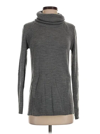 Pre-owned Lululemon Athletica Turtleneck Sweater In Gray