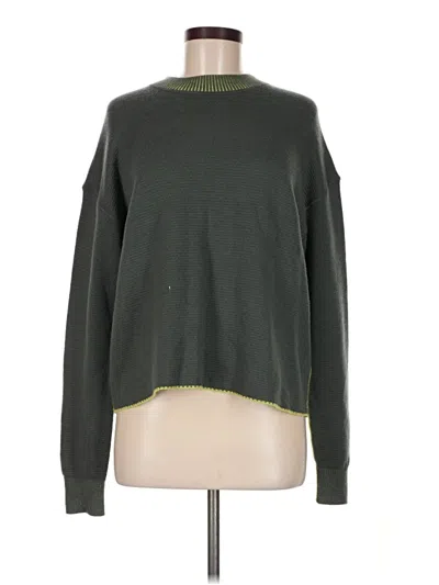 Pre-owned Lululemon Athletica Turtleneck Sweater In Green