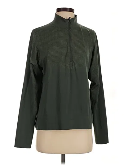 Pre-owned Lululemon Athletica Turtleneck Sweater In Green
