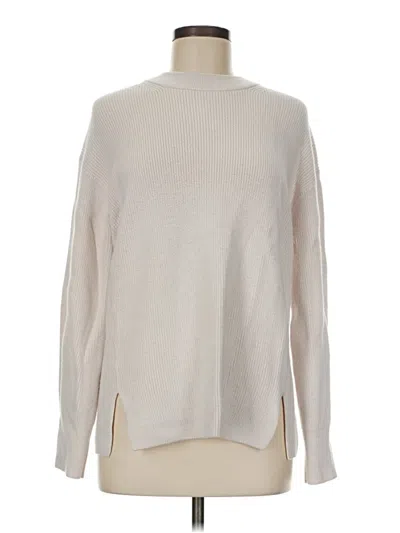 Pre-owned Lululemon Athletica Turtleneck Sweater In Ivory