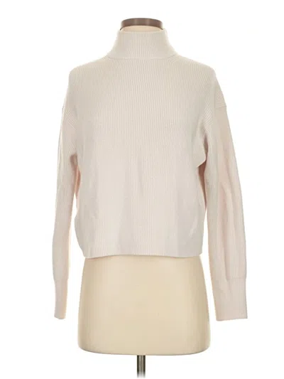 Pre-owned Lululemon Athletica Turtleneck Sweater In Ivory