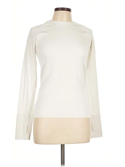 Pre-owned Lululemon Athletica Turtleneck Sweater In Ivory