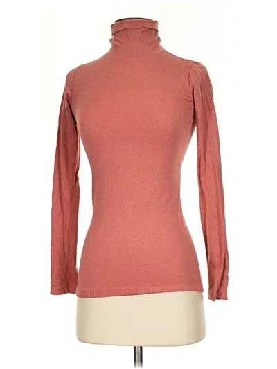Pre-owned Lululemon Athletica Turtleneck Sweater In Orange