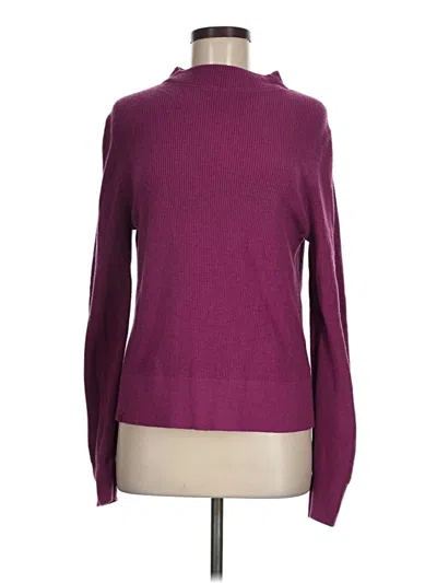 Pre-owned Lululemon Athletica Turtleneck Sweater In Purple