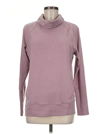 Pre-owned Lululemon Athletica Turtleneck Sweater In Purple