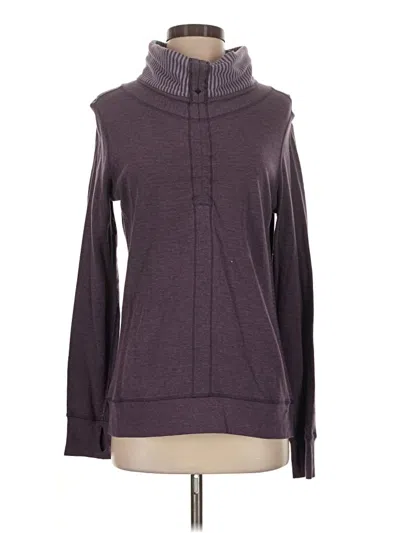 Pre-owned Lululemon Athletica Turtleneck Sweater In Purple