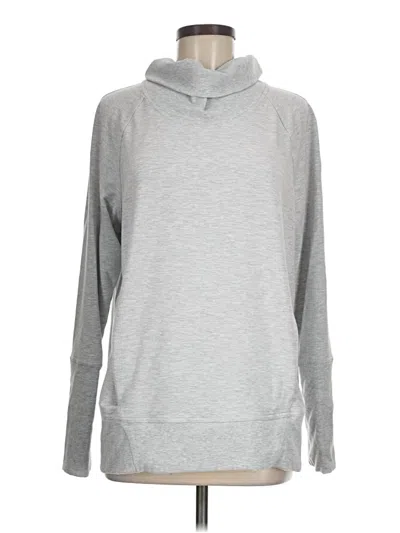 Pre-owned Lululemon Athletica Turtleneck Sweater In Silver