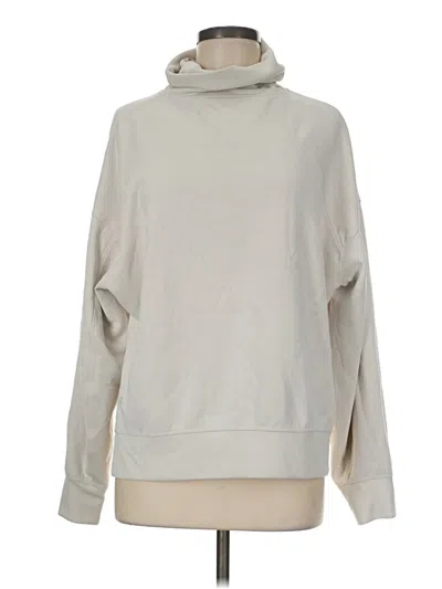 Pre-owned Lululemon Athletica Turtleneck Sweater In Silver