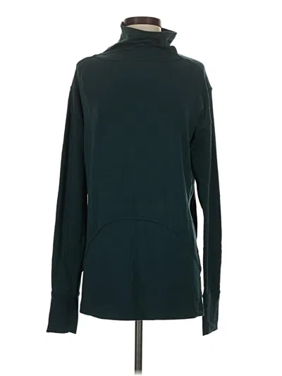 Pre-owned Lululemon Athletica Turtleneck Sweater In Teal