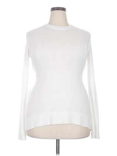 Pre-owned Lululemon Athletica Turtleneck Sweater In White