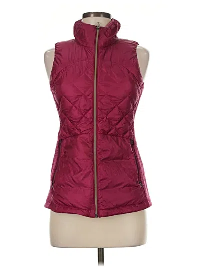 Pre-owned Lululemon Athletica Vest In Burgundy