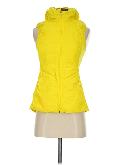 Pre-owned Lululemon Athletica Vest In Yellow