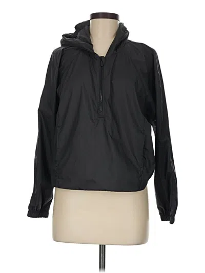 Pre-owned Lululemon Athletica Windbreaker Jacket In Black