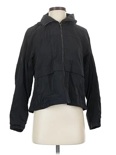 Pre-owned Lululemon Athletica Windbreaker Jacket In Black