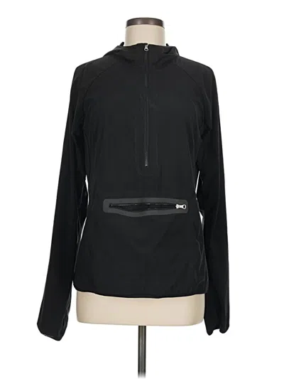 Pre-owned Lululemon Athletica Windbreaker Jacket In Black