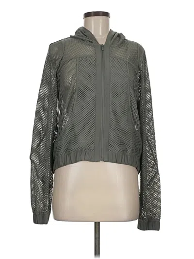 Pre-owned Lululemon Athletica Windbreaker Jacket In Green