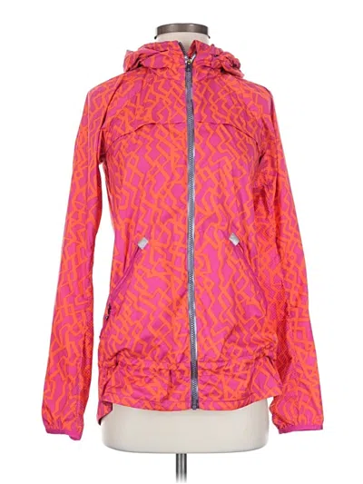 Pre-owned Lululemon Athletica Windbreaker Jacket In Pink