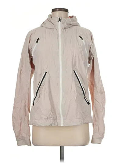 Pre-owned Lululemon Athletica Windbreaker Jacket In Pink