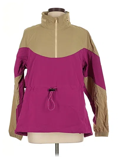 Pre-owned Lululemon Athletica Windbreaker Jacket In Purple