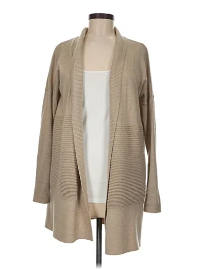 Pre-owned Lululemon Athletica Wool Cardigan Sweater In Brown